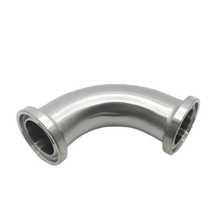 12mmelbow 90-Degree 3/4" Tube OD Elbow with 3/4" Tri-Clamp Sanitary Pipe Fitting in SS304 or SS316