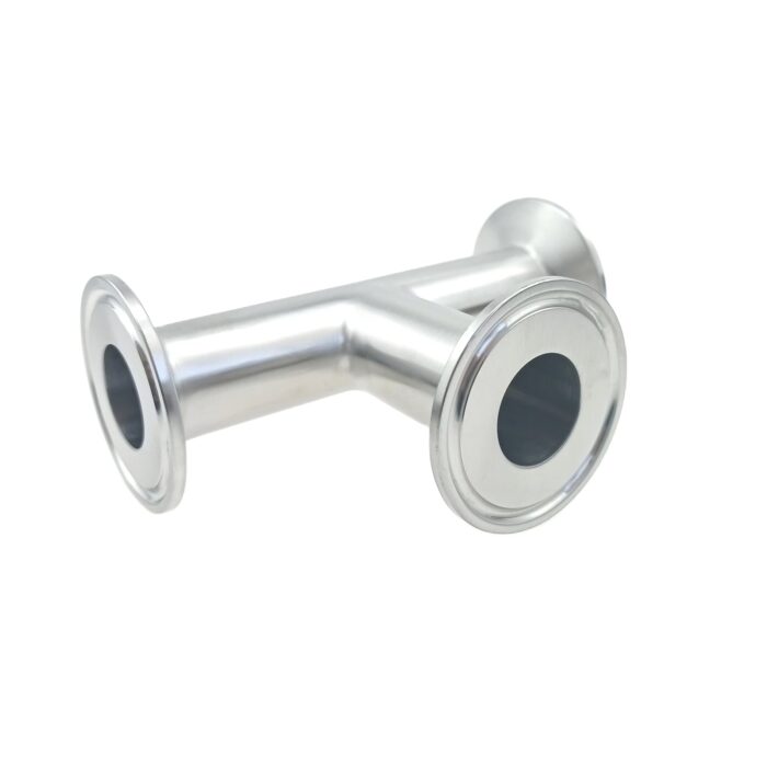 Stainless Steel 304 Tri Clamp 3-Way Tee Adapter - Sanitary Fitting