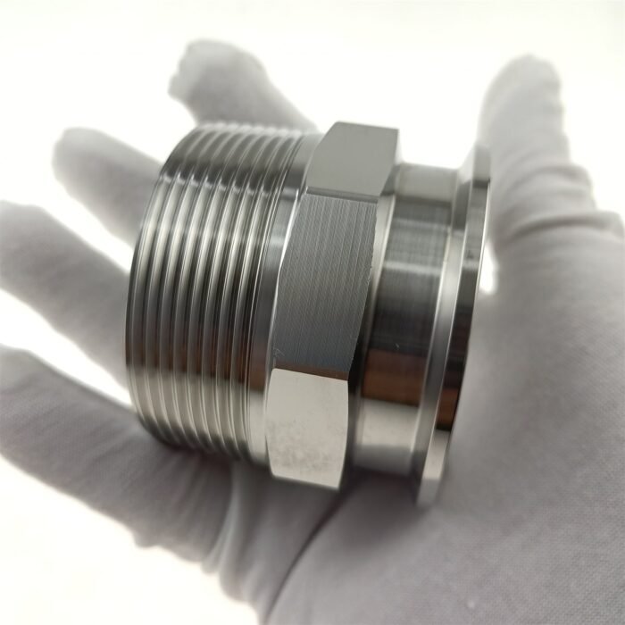 2インチ_MPT_7 SS304ステンレス鋼トライクランプから1インチ、1.5インチ、2インチNPTサニタリー管継手用オスネジアダプター