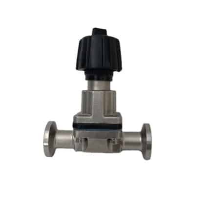 Hygienic 1/2" Manual Diaphragm Valve in SS316L Stainless Steel