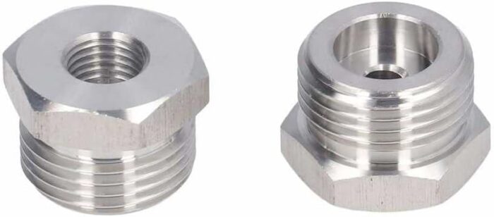 41WbhGQ3hOL._AC 2-Pack Female Flare to G5/8 Male Beer Thread Adapter for Commercial Sanke Keg Taps and Homebrew Ball Lock Kegs