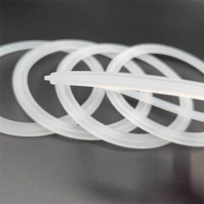 4inch_TC_silicone_gasket_2 食品級 Tri Clamp 矽膠衛生墊片 - 備有 4"/6"/8"/10"/12" 供 Tri-Clover 型卡套使用