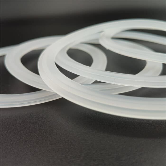 4inch_TC_silicone_gasket_3 食品級 Tri Clamp 矽膠衛生墊片 - 備有 4"/6"/8"/10"/12" 供 Tri-Clover 型卡套使用