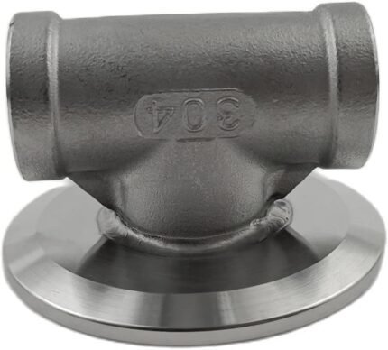 1.5「 三夾蓋連 1/2」 NPT 內螺紋三通接頭 - SS304 不鏽鋼家庭釀酒接頭