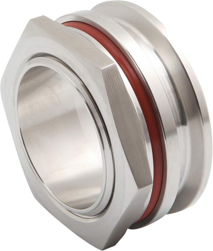 615fp6wdKaL._AC_SL1500 304SS 不鏽鋼無焊口穿板式壓縮接頭,附三夾具,適用於自釀啤酒壺