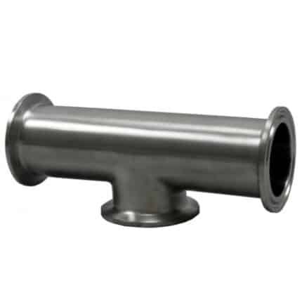 Sanitary Tri-Clamp Short Instrument Tee Piece in 304/316L Stainless Steel