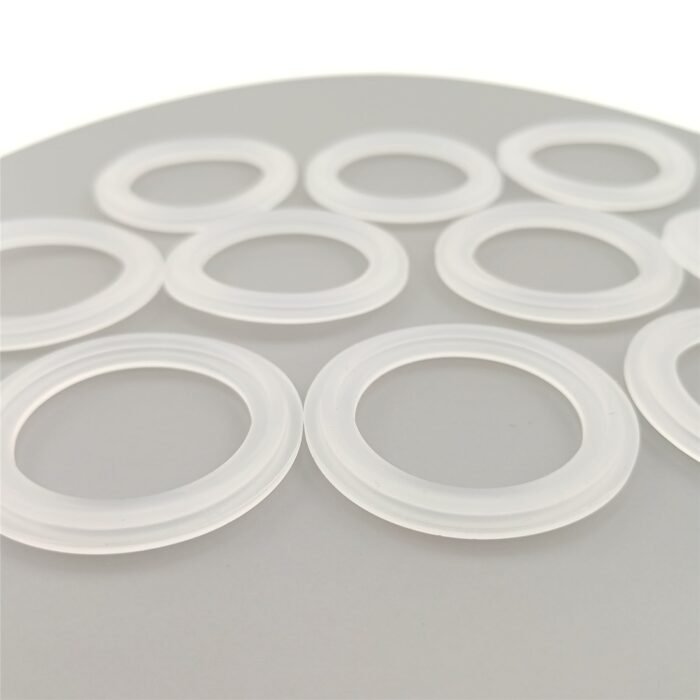 矽晶片 食品級 Tri Clamp 矽膠衛生墊片 - 適用於 1"、1.5"、2「 和 3」 Tri-Clover 型卡套