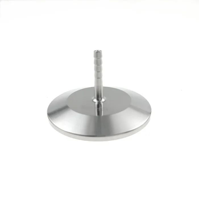 Hygienic 1.5" Tri-Clamp to Hose Tail Barbed Adapters in SS316L Stainless Steel