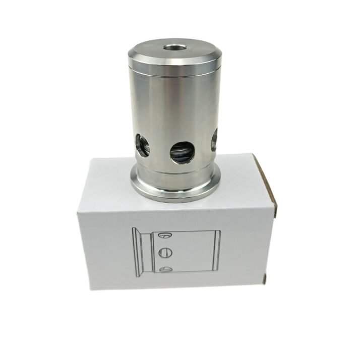 TCPRV_5 Válvula de vácuo e alívio de pressão de 1,5" Tri Clamp de aço inoxidável 304 - Opções de 15 ou 30 PSI