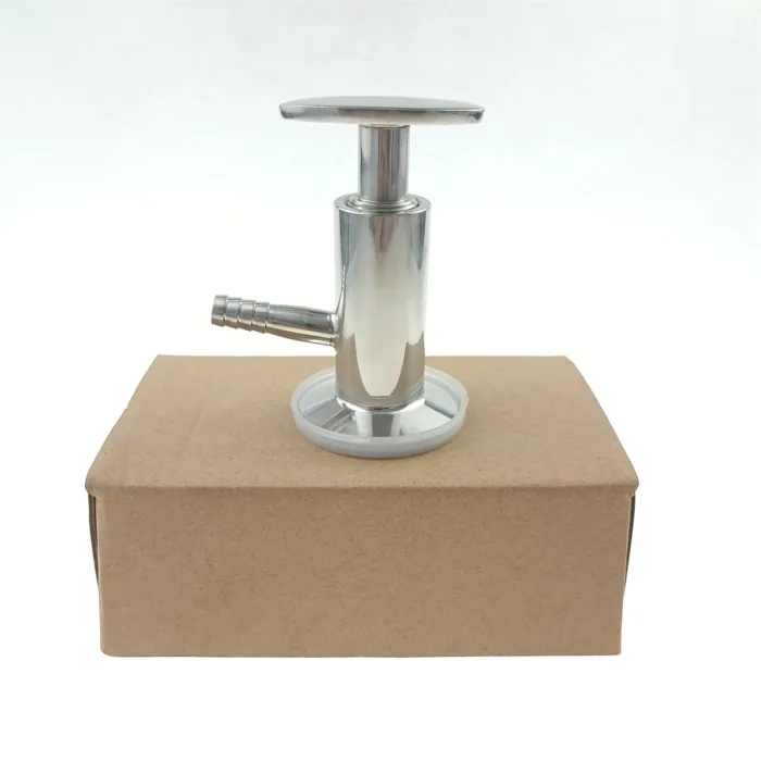 TC_PTFE_sampling_valve_2 Katup Sampel Tri-Clamp 1,5 "dengan Batang Selang Karet 3/8", Penyegelan PTFE, Terbuat dari Baja Tahan Karat SS304