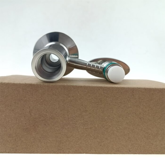 TC_PTFE_sampling_valve_6 Katup Sampel Tri-Clamp 1,5 "dengan Batang Selang Karet 3/8", Penyegelan PTFE, Terbuat dari Baja Tahan Karat SS304