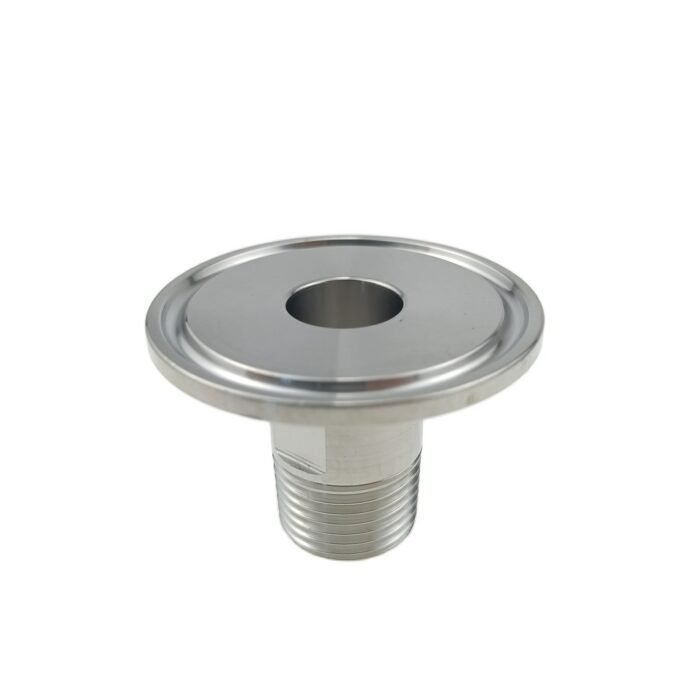 TC_adapter_6 1.5" Tri Clamp Ferrule Adapter to Male NPT Thread Sanitary Pipe Fitting (1/4", 1/2", 3/4")