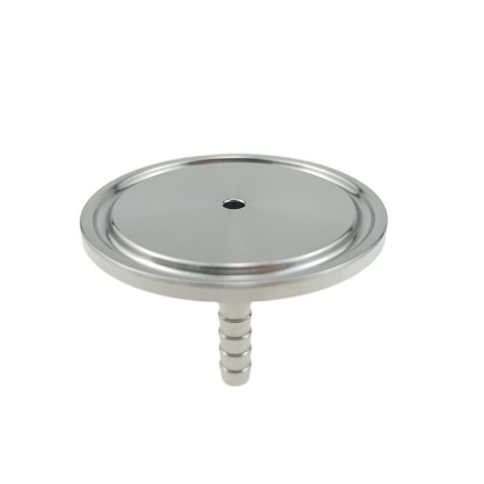 Hygienic 1.5" Tri-Clamp to Hose Tail Barbed Adapters in SS316L Stainless Steel