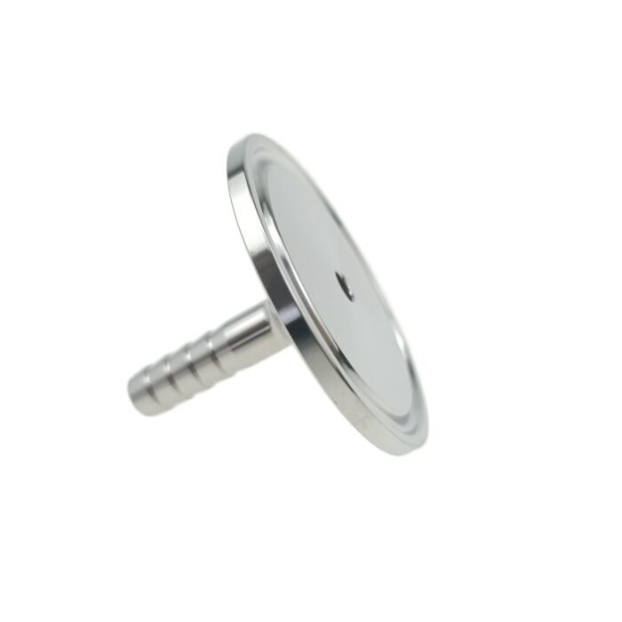 Hygienic 1.5" Tri-Clamp to Hose Tail Barbed Adapters in SS316L Stainless Steel