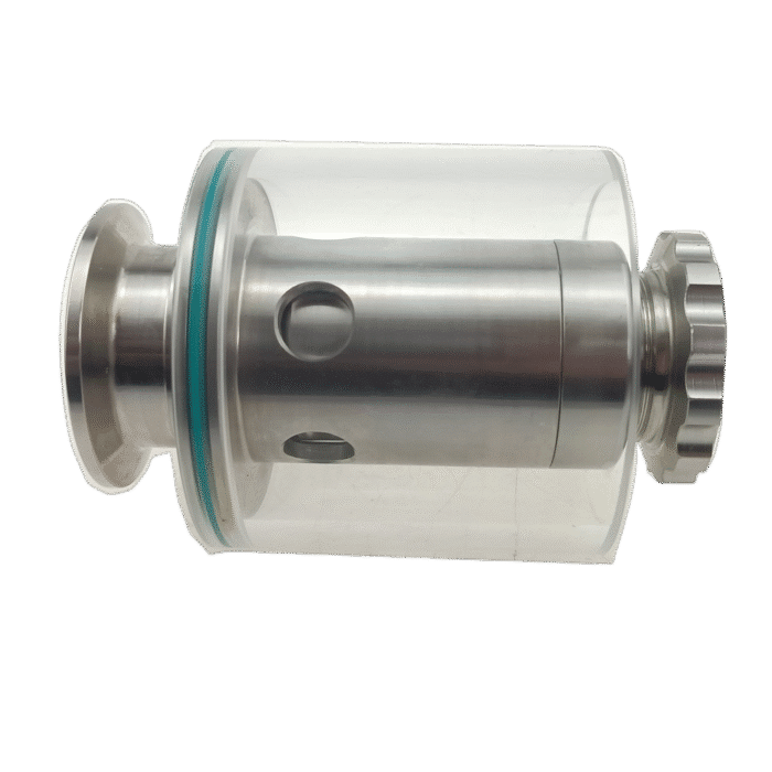 ajustableprv 1"/1.5" Tri Clamp Válvula de alivio de presión (PRV) ajustable, compacta y sin escala 0,2-2,2 Bar/Psi