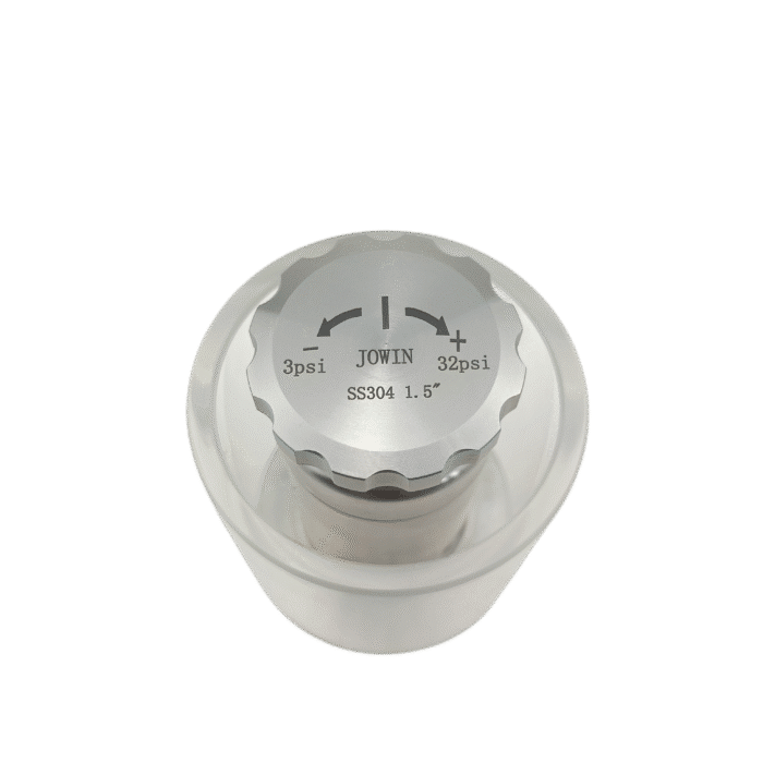 ajustableprv_11 1"/1.5" Tri Clamp Válvula de alivio de presión (PRV) ajustable, compacta y sin escala 0,2-2,2 Bar/Psi