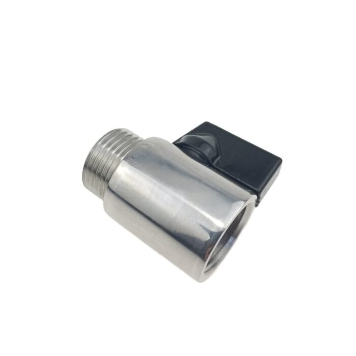 ballvalveG_4 304 Stainless Steel G5/8 Inch Male to Female Threaded Shut-Off Ball Valve for Beer Lines