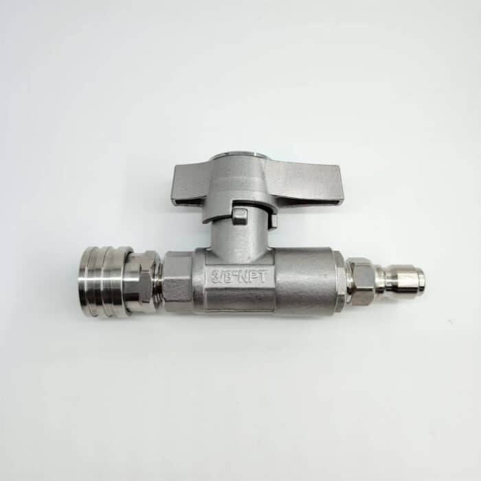 5000 PSI Stainless Steel DN10 Ball Valve for Pressure Washing, Soft Washing, and Industrial Use