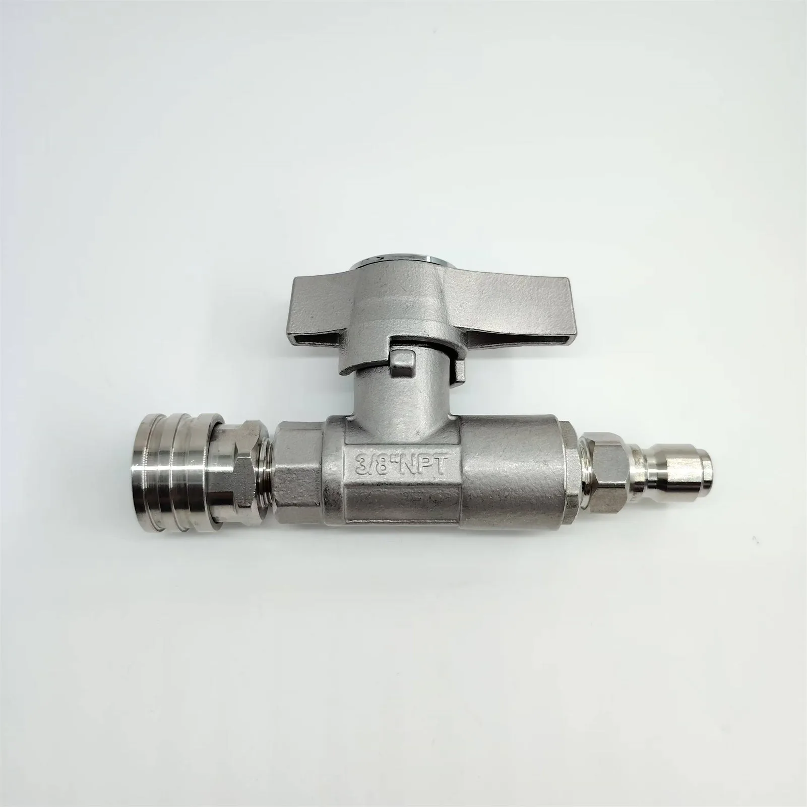 5000 PSI Stainless Steel DN10 Ball Valve for Pressure Washing, Soft Washing, and Industrial Use