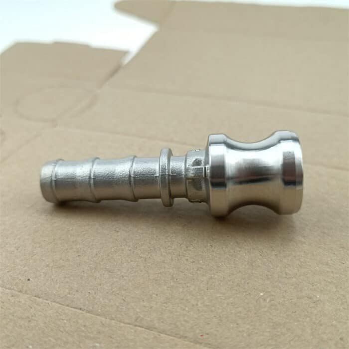 camandgrooveadapter_16 Universal Type E Cam and Groove Hose Fitting: 1/2" Male Plug to 1/2" Hose Barbed in SS304 Stainless Steel
