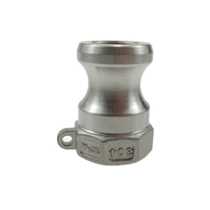 Universal Type A 1/2" Cam and Groove Adapter with 1/2" Female NPT - SS304 Stainless Steel
