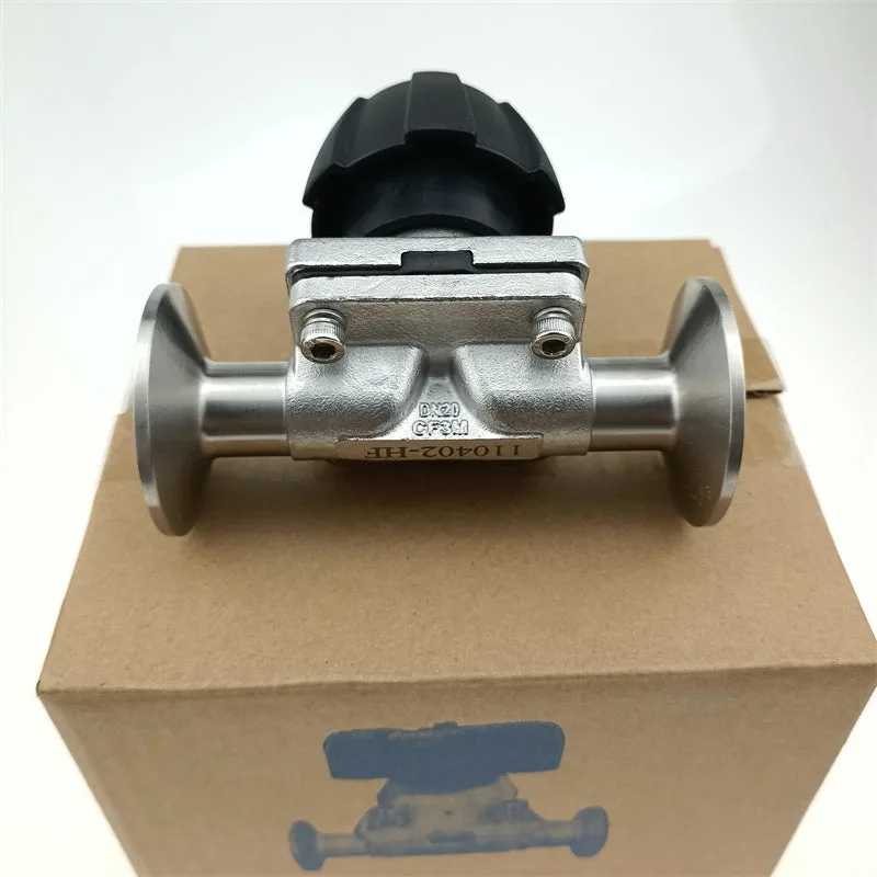 Tri Clover-Compatible SS316L Diaphragm Valve with EPDM + PTFE Sealing