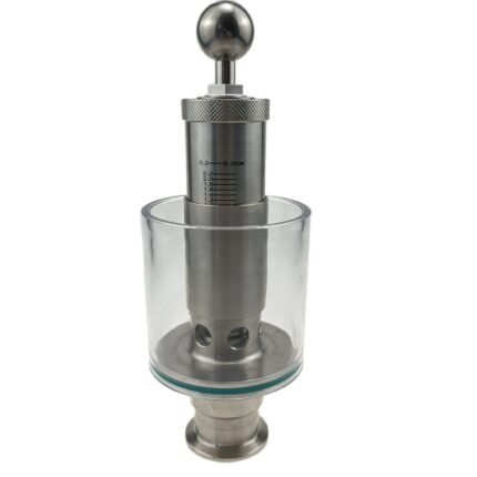 Adjustable 1.5" Tri-Clamp Spunding Valve for Pressure Relief (15-30 PSI)