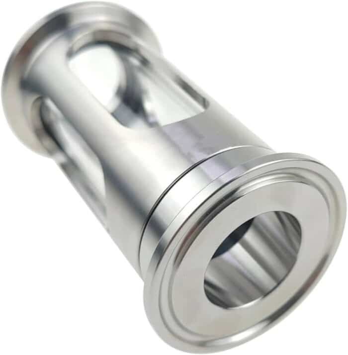 jowinsightglass_3 1.5" Tri Clover-Compatible Compact Sight Glass with 1" ID - 304 Stainless Steel & EPDM Seal