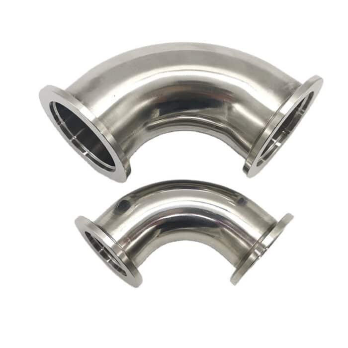 kfferruleelbow_4 90-Degree Elbow Stainless Steel ISO-KF Flange for Vacuum Piping Systems