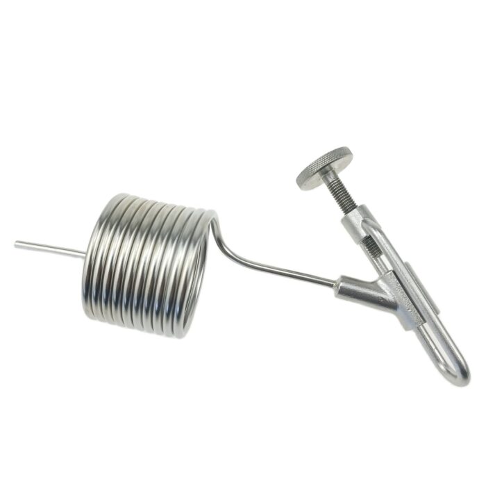 pigtailcoil_2 Brewery Pigtail Coil for Sample Valve Defoamer - 304 Stainless Steel for Unitanks and Brite Tanks