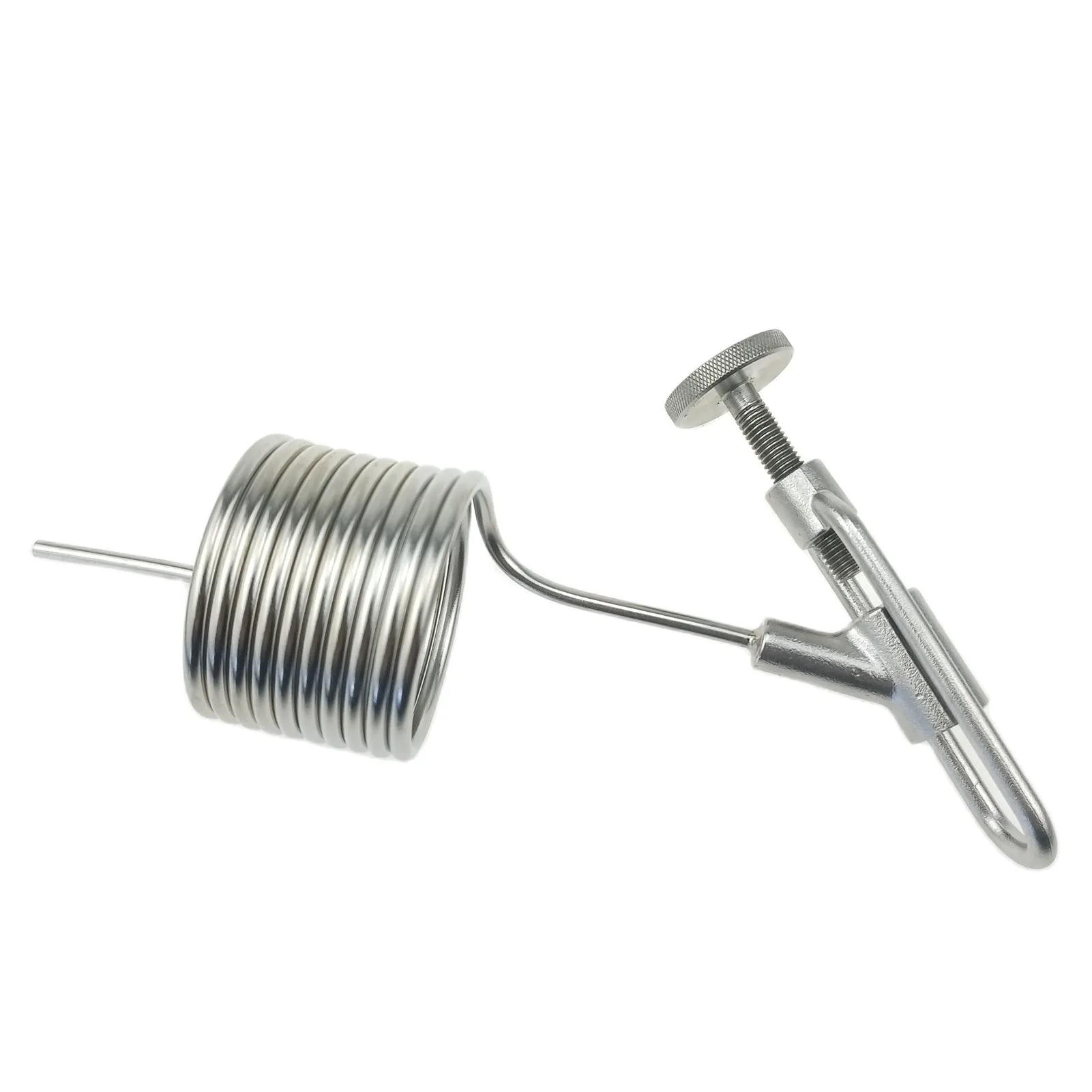 Пивоваренная катушка с косичкой для пеногасителя пробоотборного клапана - 304 нержавеющая сталь для унитанков и резервуаров Brite