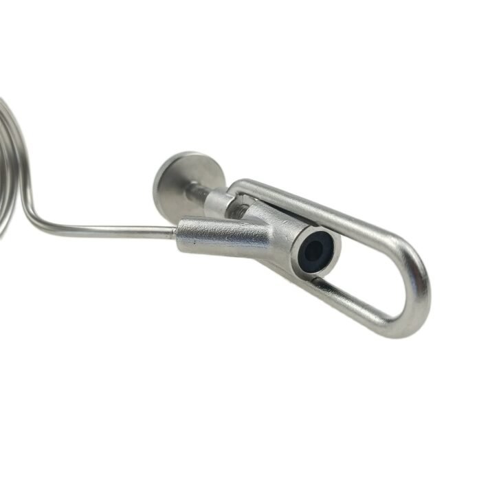 ピグテールコイル_3 サンプルバルブ脱泡機用ピグテールコイル - 304ステンレススチール、ユニタンクおよびブライトタンク用