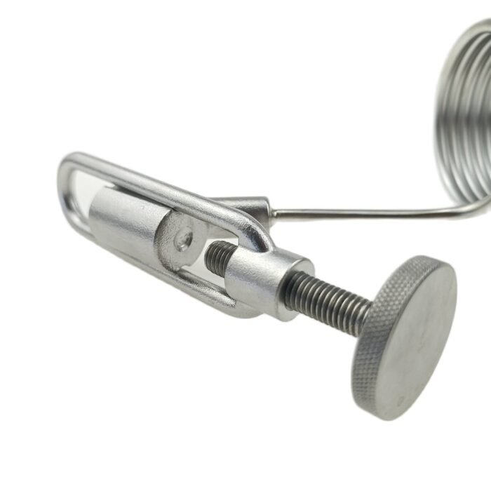 ピグテールコイル_4 サンプルバルブ脱泡機用ピグテールコイル - 304ステンレススチール、ユニタンクおよびブライトタンク用