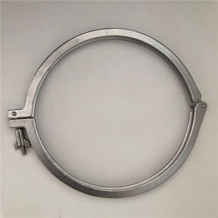 sanitaryclamp_1 Heavy-Duty SS304 Stainless Steel Sanitary Single Hinge Clamp for Tri-Clamp Fittings