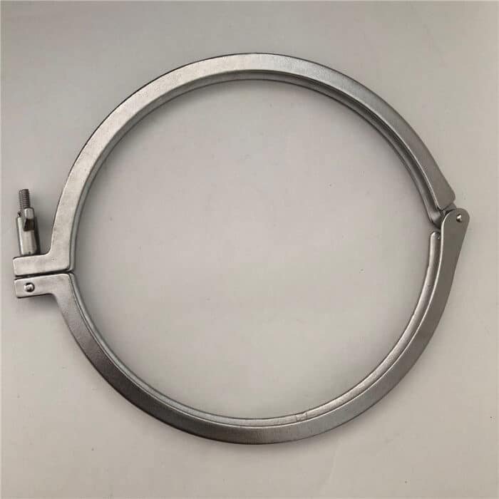 sanitaryclamp_2 Heavy-Duty SS304 Stainless Steel Sanitary Single Hinge Clamp for Tri-Clamp Fittings