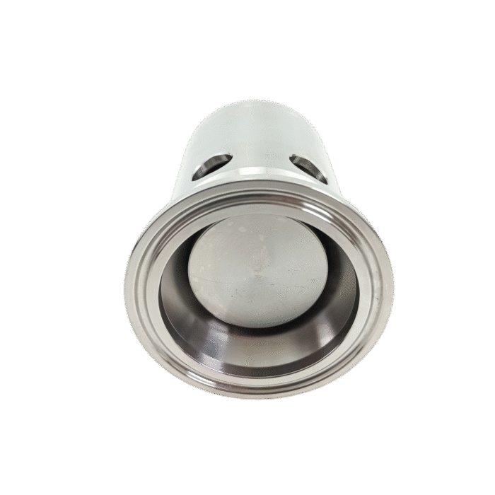 triclampprv_7 Válvula de alívio de pressão e quebra-vácuo de 2" Tri Clamp de 15 ou 30 PSI em aço inoxidável 304