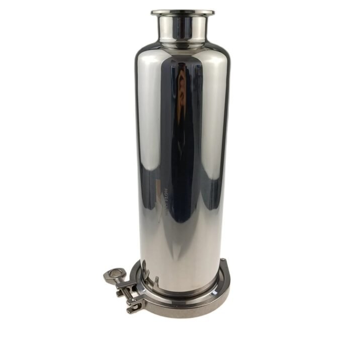 wortstrainer_10 Stainless Steel Inline Straight Strainer with 100 Mesh Screen - SS304 Tri-Clamp Sanitary Fittings