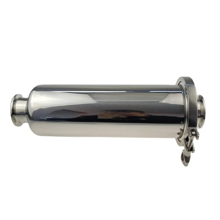 wortstrainer_11 Stainless Steel Inline Straight Strainer with 100 Mesh Screen - SS304 Tri-Clamp Sanitary Fittings