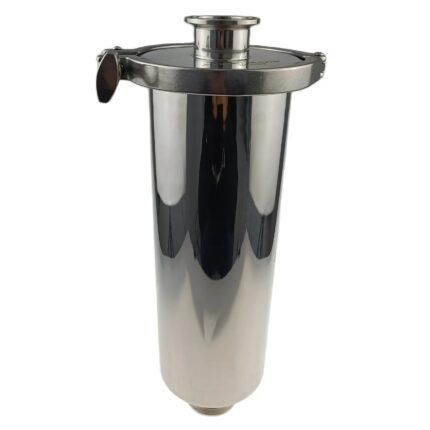 Stainless Steel Inline Straight Strainer with 100 Mesh Screen - SS304 Tri-Clamp Sanitary Fittings