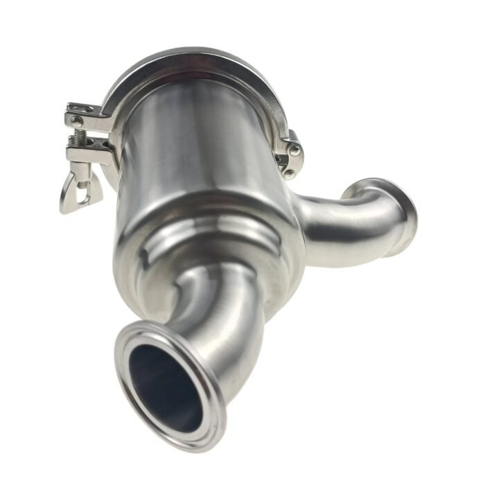 ytypestrainer-tc-35_6 1.5" and 2" Tri Clamp Hygienic Y-Type Strainer in SS316L Stainless Steel with 150 Mesh Filter