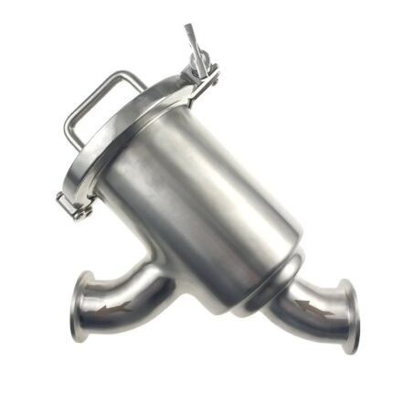1.5" and 2" Tri Clamp Hygienic Y-Type Strainer in SS316L Stainless Steel with 150 Mesh Filter